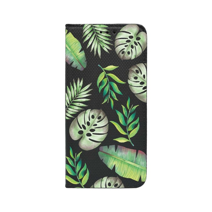 Калъф тип тефтер BestCase за OPPO Reno 8T 4G, Tropical, Magnetic Flip Case, Black FLB 150
