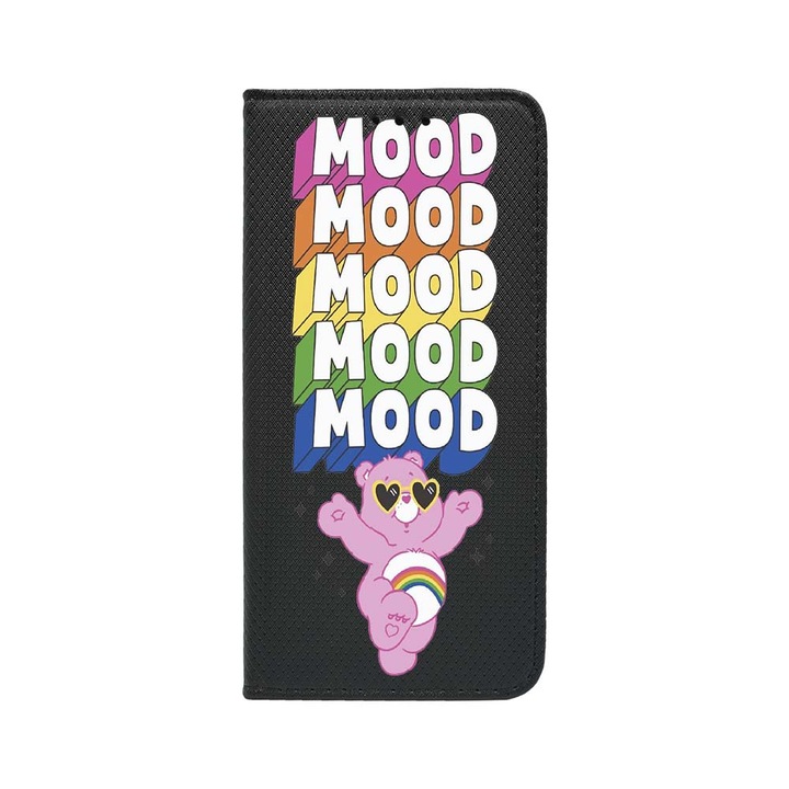 Калъф тип тефтер BestCase за OPPO Reno 8T 4G, Mood - Pink Bear, Magnetic Flip Case, Black FLB 599