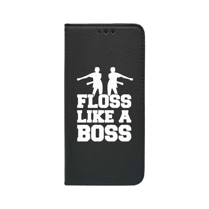 Husa BestCase® Tip Carte, Magnet Book Case, Compatibila Cu Google Pixel 8 Pro, Floss Like A Boss, Inchidere Magnetica, Buzunar Card, FLB 765