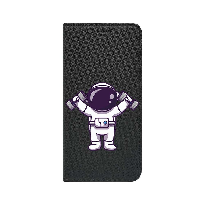 Husa BestCase® Tip Carte, Magnet Book Case, Compatibila Cu Google Pixel 8 Pro, Astronaut Gym, Inchidere Magnetica, Buzunar Card, FLB 778
