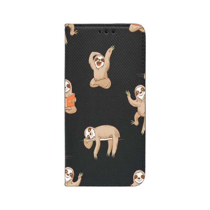 Husa BestCase® Tip Carte, Magnet Book Case, Compatibila Cu Google Pixel 8 Pro, Keep Calm - Be Lazy, Inchidere Magnetica, Buzunar Card, FLB 598