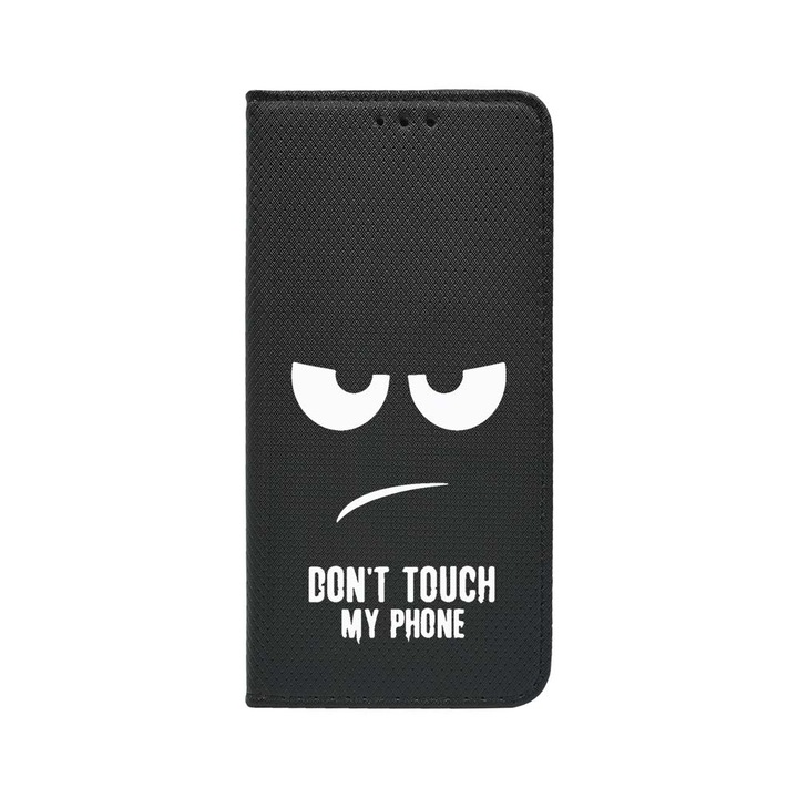 Husa BestCase® Tip Carte, Flip Cover, Compatibila Cu Samsung Galaxy A05s, Don’t Touch My Phone, Inchidere Magnetica, Buzunar Card, FLB 90
