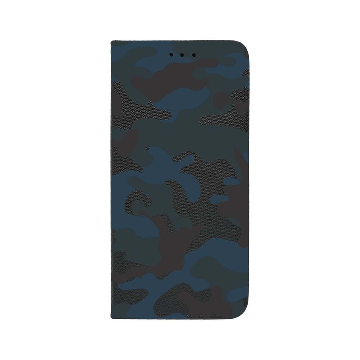 Калъф тип тефтер BestCase за OPPO Reno 8T 4G, Camouflage, Magnetic Flip Case, Black FLB 789
