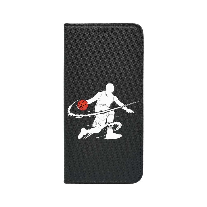 Husa BestCase® Tip Carte, Magnet Book Case, Compatibila Cu Honor 90 Lite 5G, Basketball, Inchidere Magnetica, Buzunar Card, FLB 791