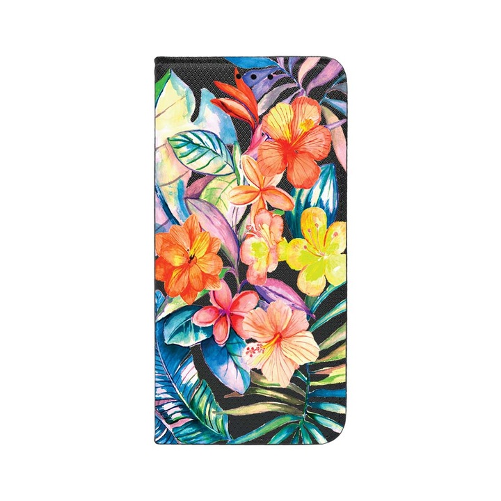 Husa BestCase® Tip Carte, Magnet Book Case, Compatibila Cu Google Pixel 8 Pro, Topical Flowers, Inchidere Magnetica, Buzunar Card, FLB 498