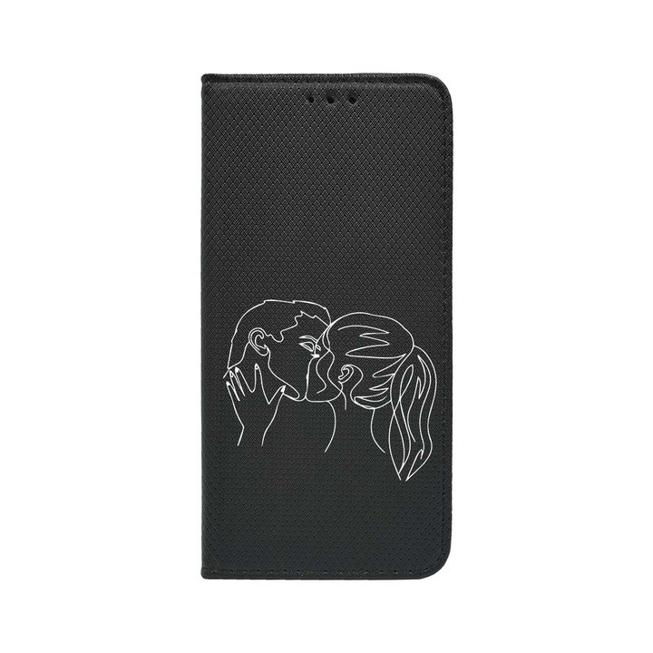 Калъф тип тефтер BestCase за OPPO Reno 8T 4G, Teen Love, Magnetic Flip Case, Black FLB 743