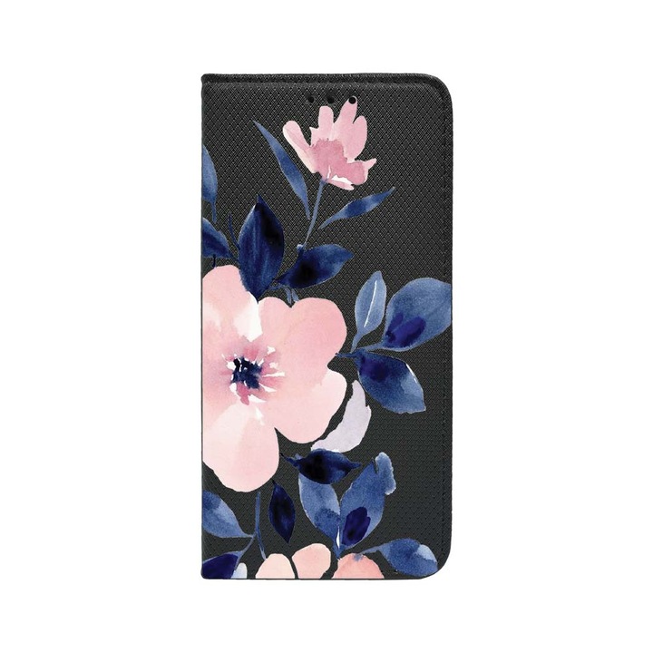 Husa BestCase® Tip Carte, Flip Cover, Compatibila Cu Huawei Nova 5T / Honor 20, Pastel Colors Collection Flowers, Inchidere Magnetica, Buzunar Card, FLB 506