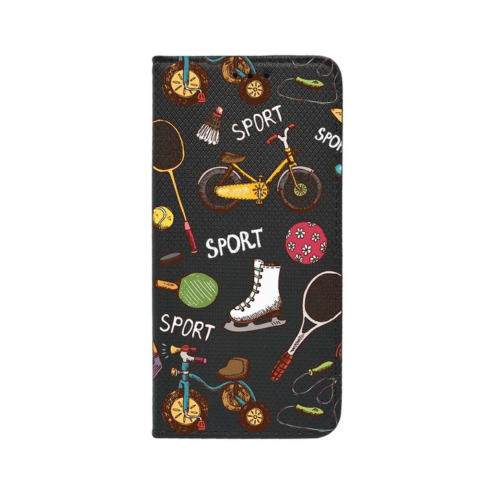 Калъф тип тефтер BestCase за OPPO Reno 8T 4G, Summer Sports, Magnetic Flip Case, Black FLB 776