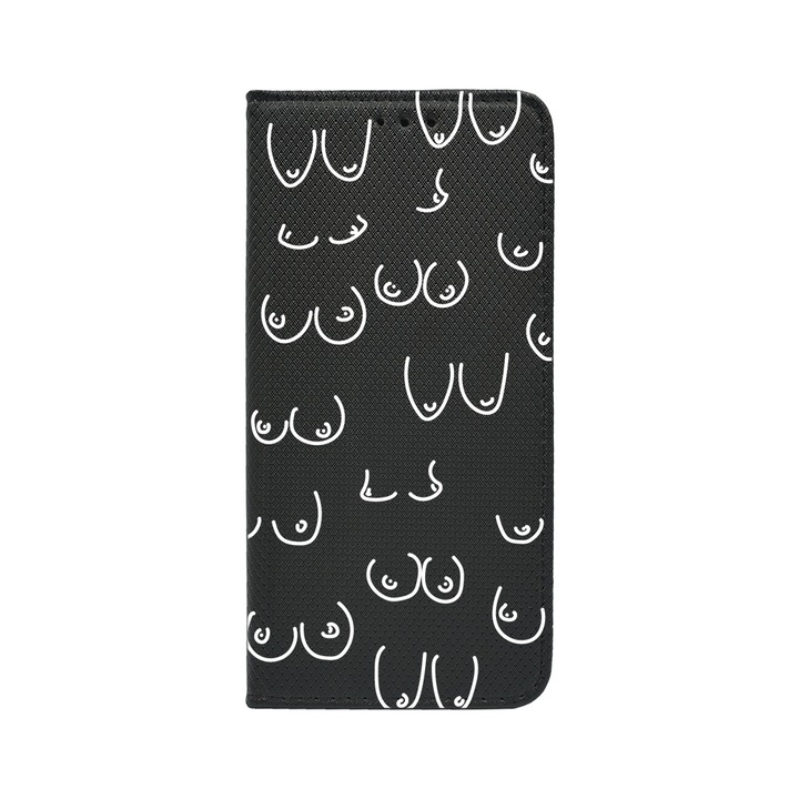 Калъф тип тефтер BestCase за OPPO Reno 8T 4G, Boobs, Magnetic Flip Case, Black FLB 1065