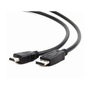 Cablu Nelbo DISPLAYPORT - HDMI de 1 metru, tip tata-tata ecranat de calitate superioara Cablu Nelbo DISPLAYPORT - HDMI de 1 metru, tip tata-tata ecranat de calitate superioara