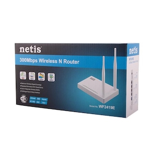 Damp Briefcase Sobriquette Router Wireless Netis + 4 x Lan, 2 X Antena 5 dBi externa - eMAG.ro