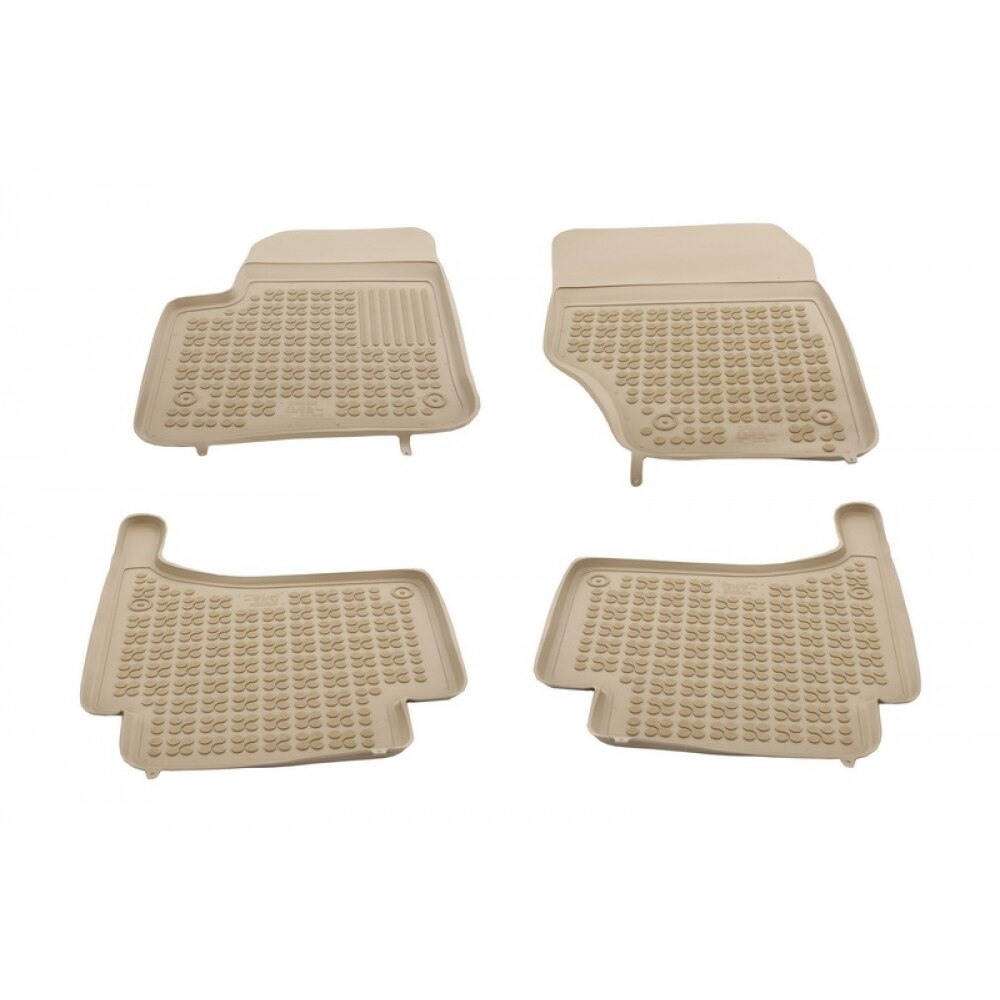 Set covorase auto din cauciuc pentru VW TOUAREG 7LA, 7L6, 7L7, 2002-2010 Porsche Cayenne 9PA 2002-2010-, Rezaw Plast, Crem 4 Buc