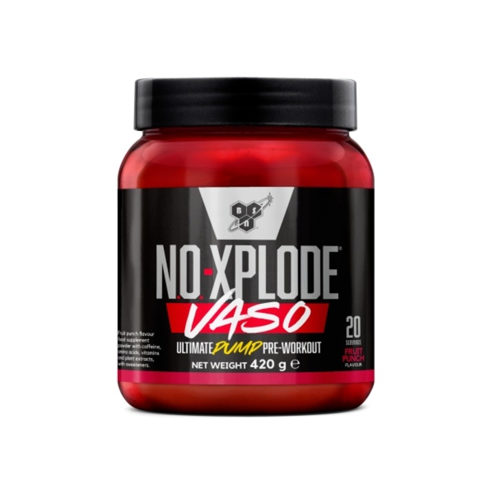 Енергизираща пудра, BSN NO-Xplode Vaso Ultimate Pump плодов пунш 420 g