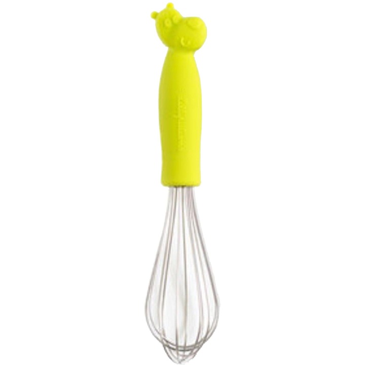 Tel de bucatarie pentru copii,, Lilliputiens, Inox/Silicon, 21x5cm, Argintiu/Verde