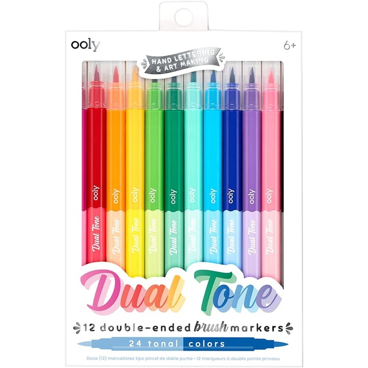 12 db dupla carioca készlet, Ooly, 24 szín