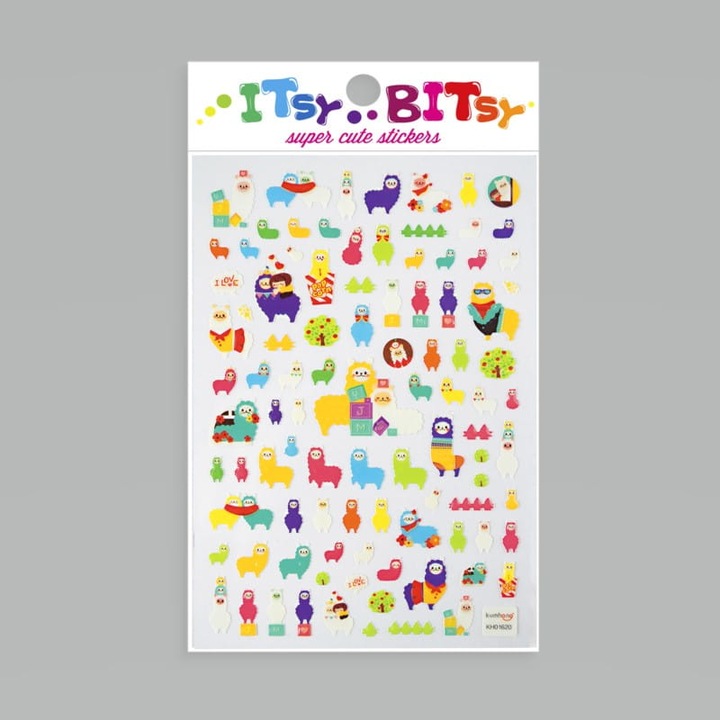 Ooly: Mini Itsy Bitsy matricák - Alpaca Pals