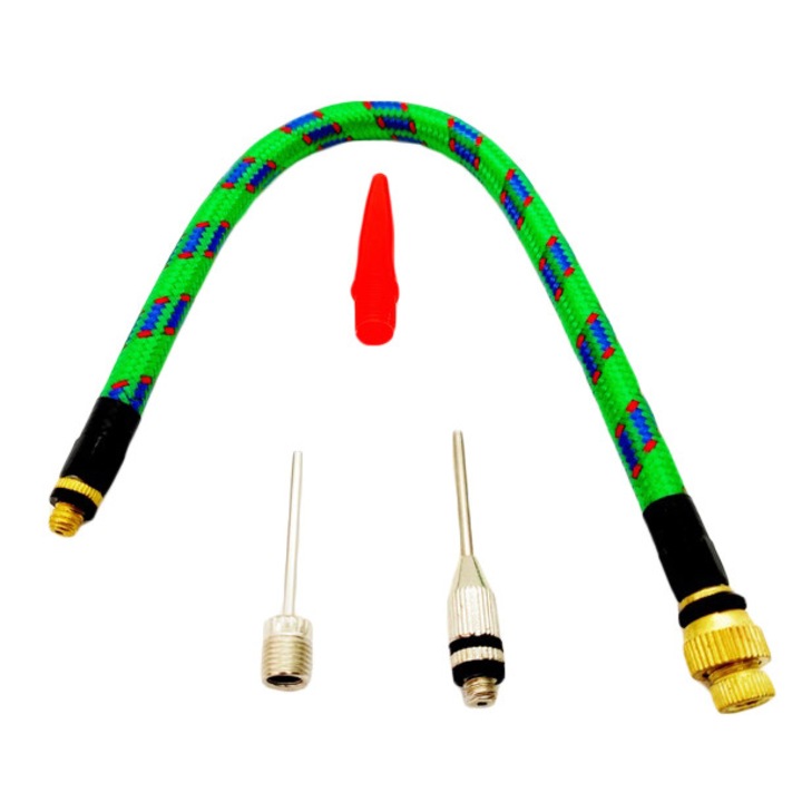 5 db kerékpáros pumpa tartozék készlet, tömlő, AV-FV adapter, a labdához