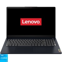 Laptop Lenovo IdeaPad 3 15ITL6 cu procesor Intel Core i3-1115G4 pana la 4.1 GHz, 15.6", Full HD, 4GB, 256GB SSD, Intel UHD Graphics, No OS, Abyss Blue