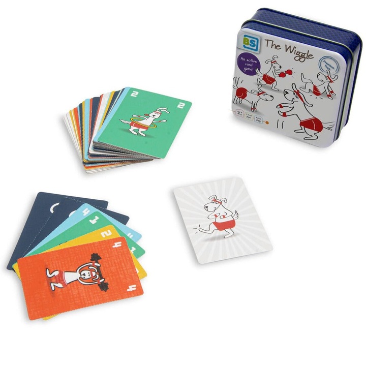 Kártyajáték gyerekeknek, BS Toys, The Wiggle, +6 év, Multicolor