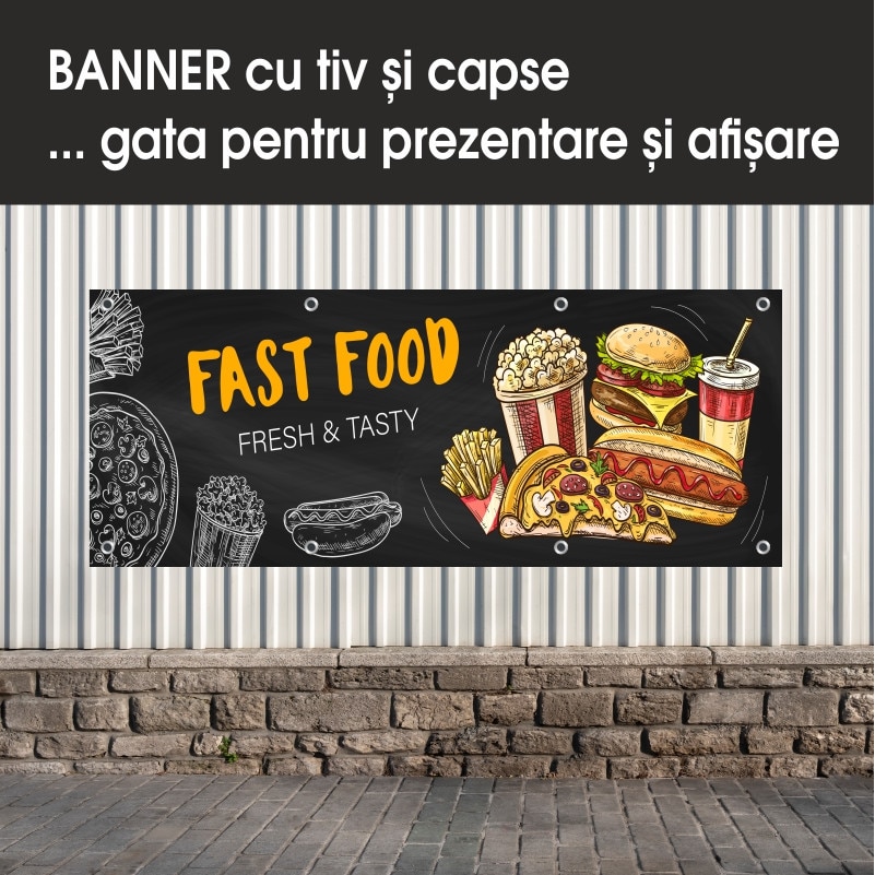 Banner - Comida Fitness 50x60cm