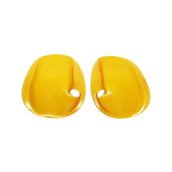 Комплект от 2 гребла за плуване Agility Paddles, жълти, L