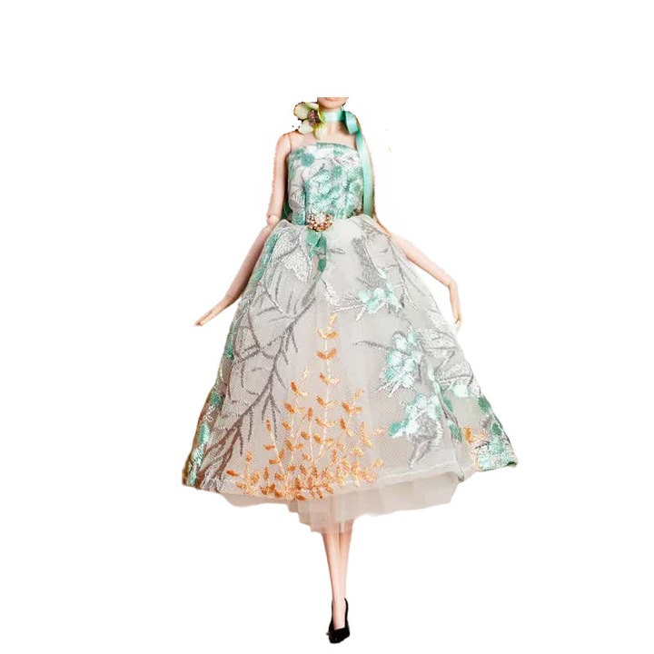 TAKUMI ruhakészlet, Ruha, cipő és nyaklánc, Eloise, Pastel, +3 év