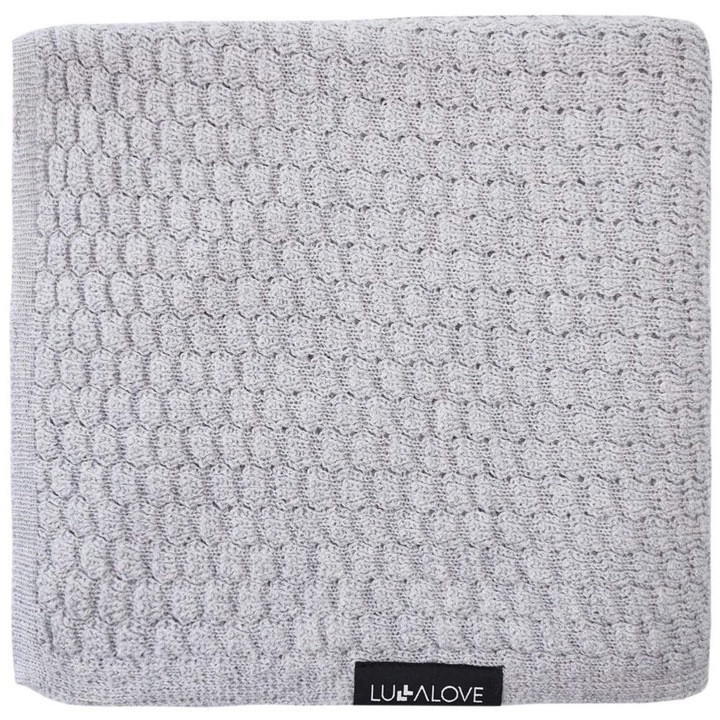 Пелена за повиване, Lullalove, Вълна, Сив