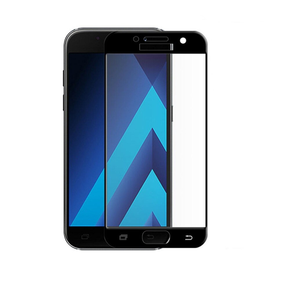 Folie protectie sticla securizata curbata pentru Samsung Galaxy A7 2017, negru