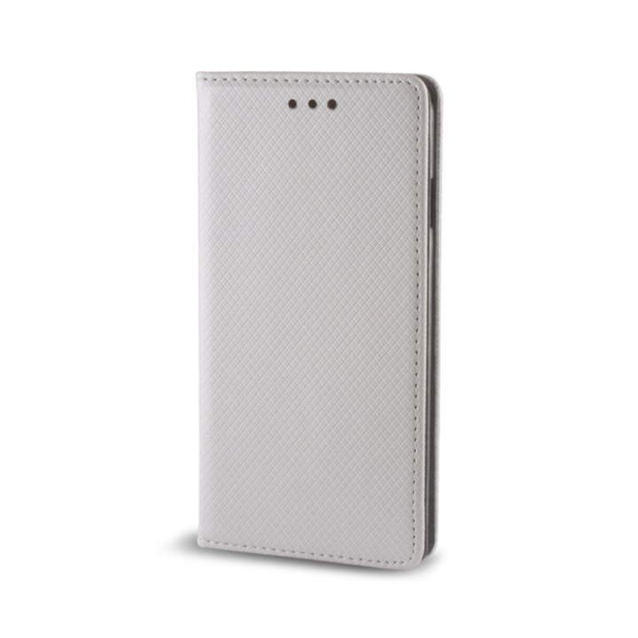 Калъф, За Zte Blade V7 Lite, Smart, Магнитен, Сребрист