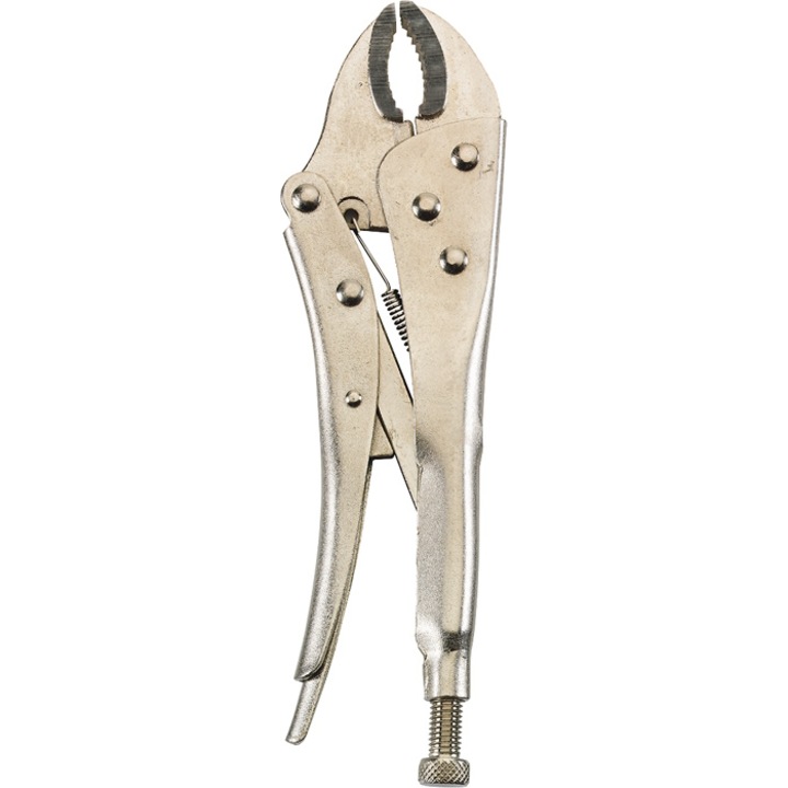 Cleste autoblocant cu falci curbate KWB, 180 mm