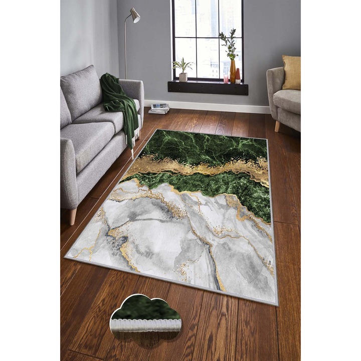 Covor Hol Asi Home Abstract, 80 x 150cm, Poliester, Multicolor