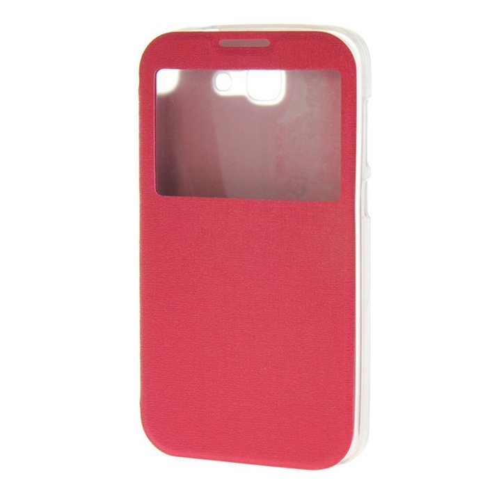 Кейс за Samsung Galaxy Note 4 Nillkin leather cover red