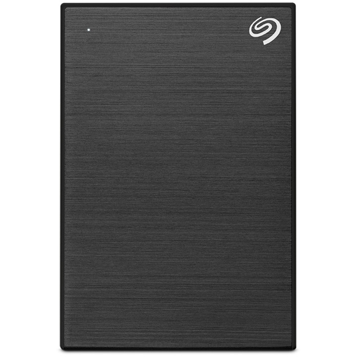Външен твърд диск Seagate One Touch 5TB, 2.5", USB 3.2 Gen 1, алуминий, черен