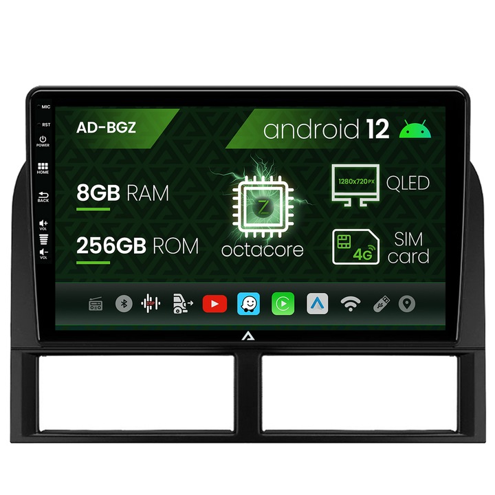 Navigatie Autodrop Jeep Grand Cherokee (1998-2004), Android 13, Z-Octacore, 8GB RAM, 256GB ROM, 9 Inch - AD-BGZ9008, AD-BGRKIT296