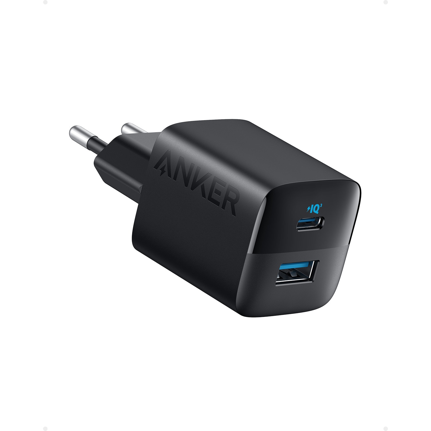 Incarcator retea Anker, "323" 33W, PowerIQ, 1 x USB Type-C, 1 x USB, Negru, "A2331G11"