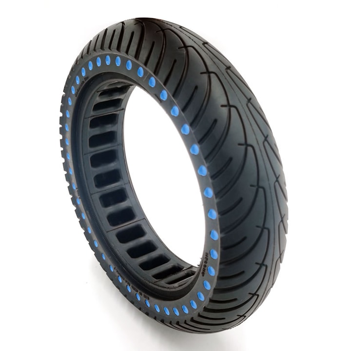 8,5x2 hüvelykes teljesgumi gumiabroncs perforációval és kék dizájnnal, Ultralight, Xiaomi Mijia M365/ M365 Pro/ Ninebot elektromos robogóhoz