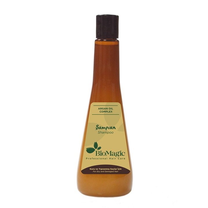 Sampon cu ulei de argan pentru par uscat, BioMagic, 300 ml