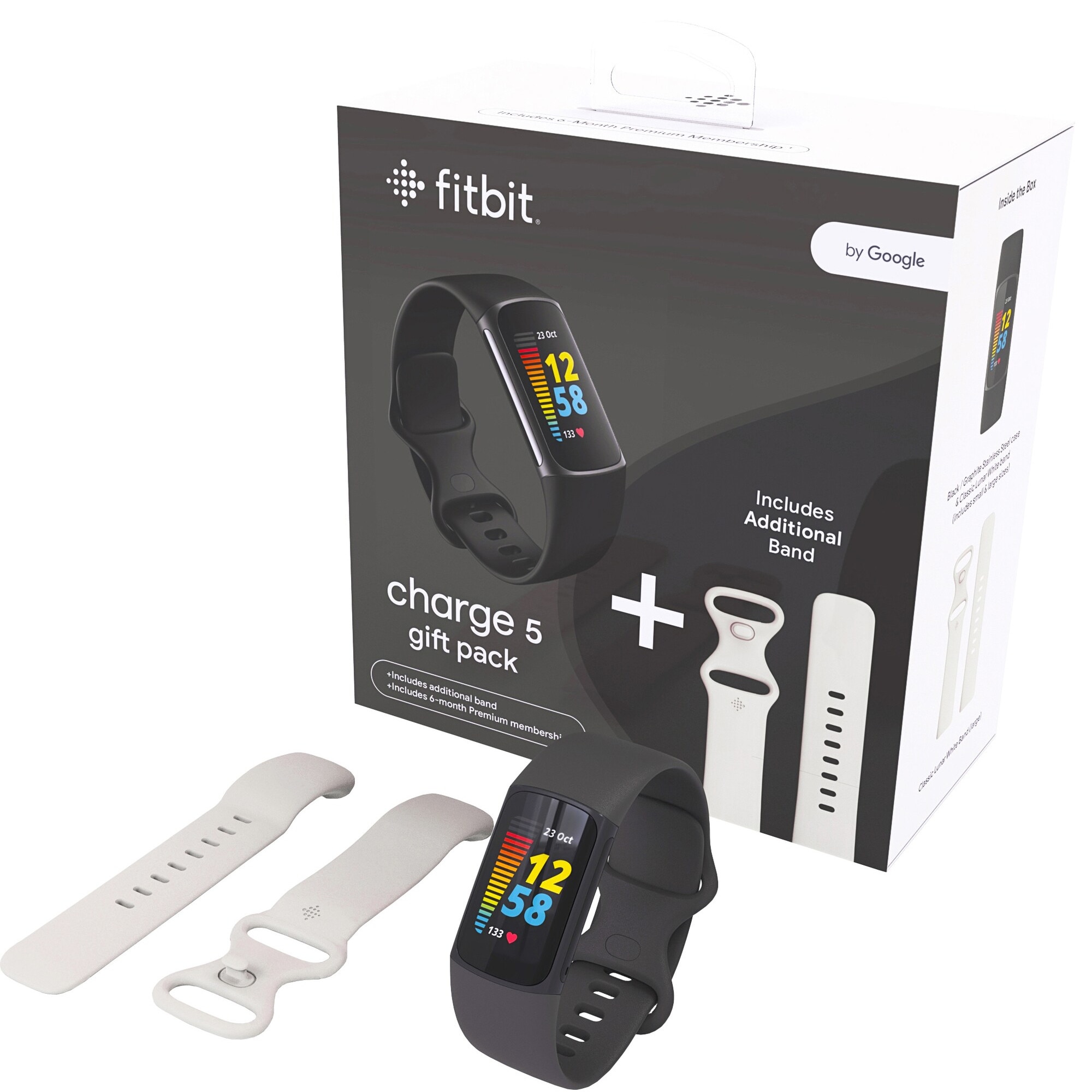 バッグと財布 Fitbit CHARGE5 LUNA WHITE | erational.com