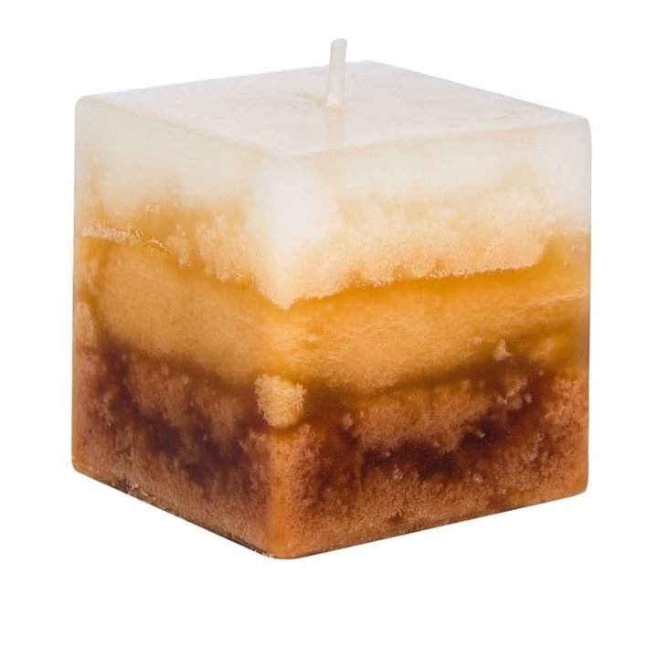 Lumanare decorativa cu aroma de cafea 5x5x5cm