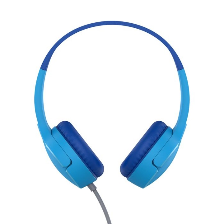 Belkin Soundform Mini Wired On-Ear Headphones for Kids Blue, 202968, Mikrofon/Fülhallgató
