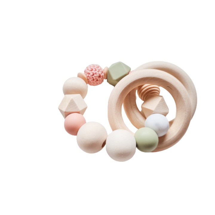 Fa, szilikon és pamut fogászati játék, Just Cute, Sien