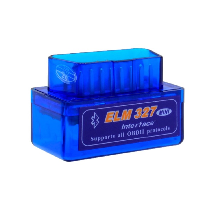 Interfata OBD2 Bluetooth ELM327 pentru Android | Scanner Auto cu Diagnoza in Timp Real, Compatibil cu Torque, Car Scanner