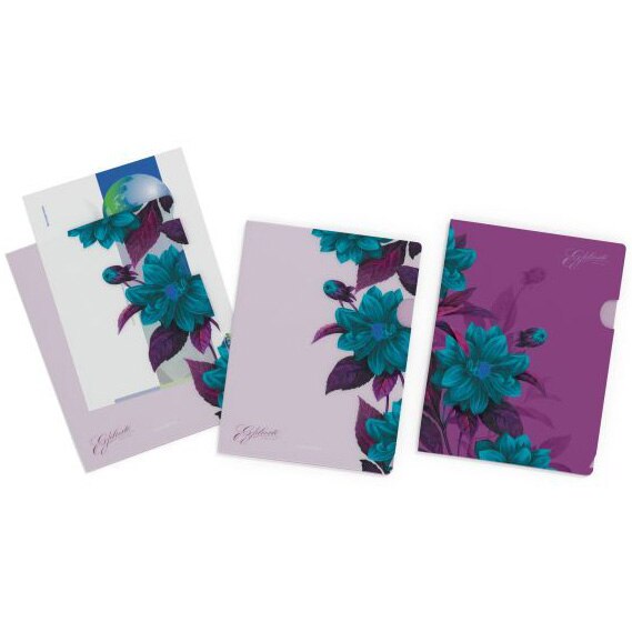 Folie Protectie Documente Ek, A4, Deschidere L 4/Set, Night Illusion/BL