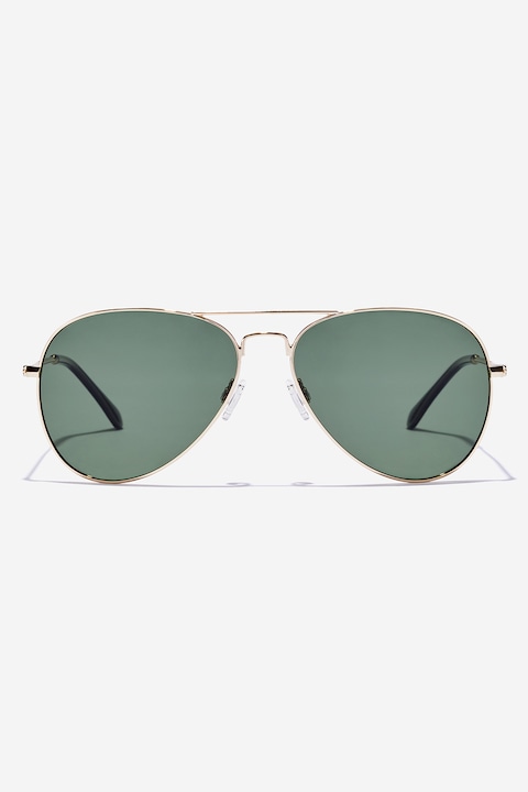 Hawkers, Унисекс слънчеви очила Aviator с поляризация, 61-15-145, Златист