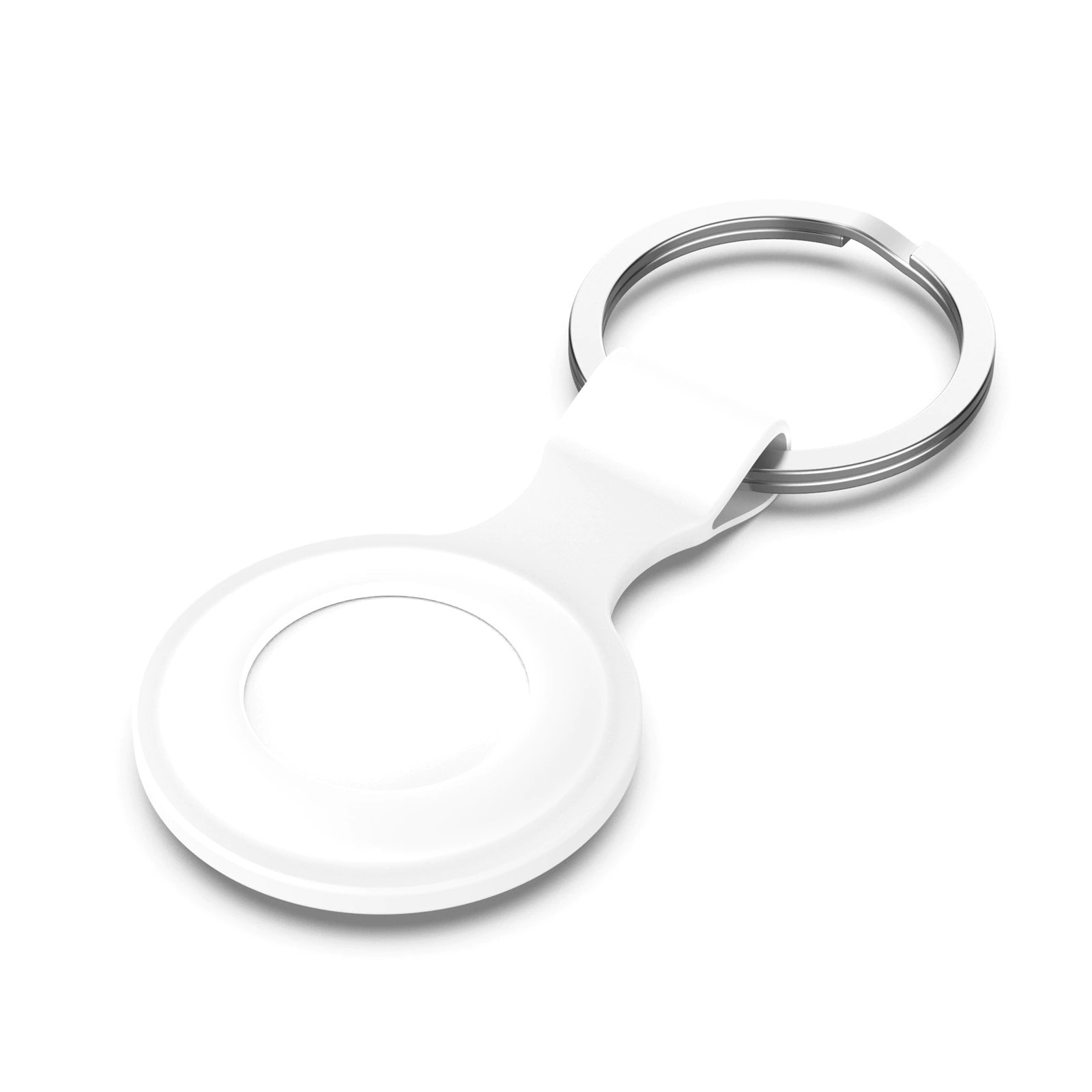 Accesoriu Pentru Apple AirTag, Loco, Silicon, Alb - EMAG.ro