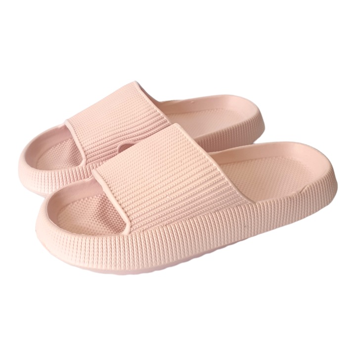 Papuci de plaja dama, roz, PD38, Roz, 36-37