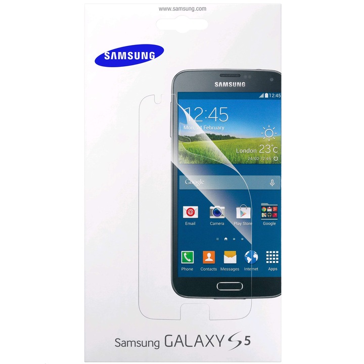 Folie de protectie Samsung Clear pentru Galaxy S5