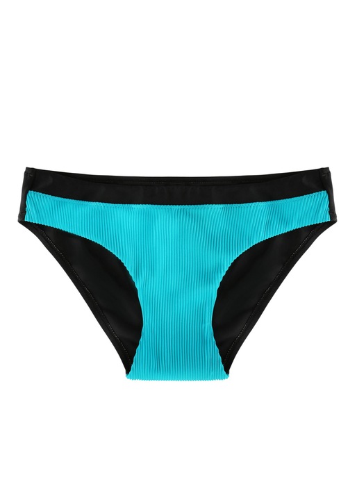 Slip cu talie medie, Esotiq Havana, Albastru, S