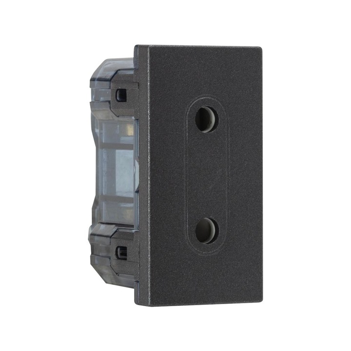 Priza Simpla IT Elbi Moda Voice Modular 16A 1 Modul Antracit Mat