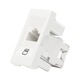 Контакт UTP RJ45 Elbi Moda Voice Modular Cat6E 1 Module Glossy White